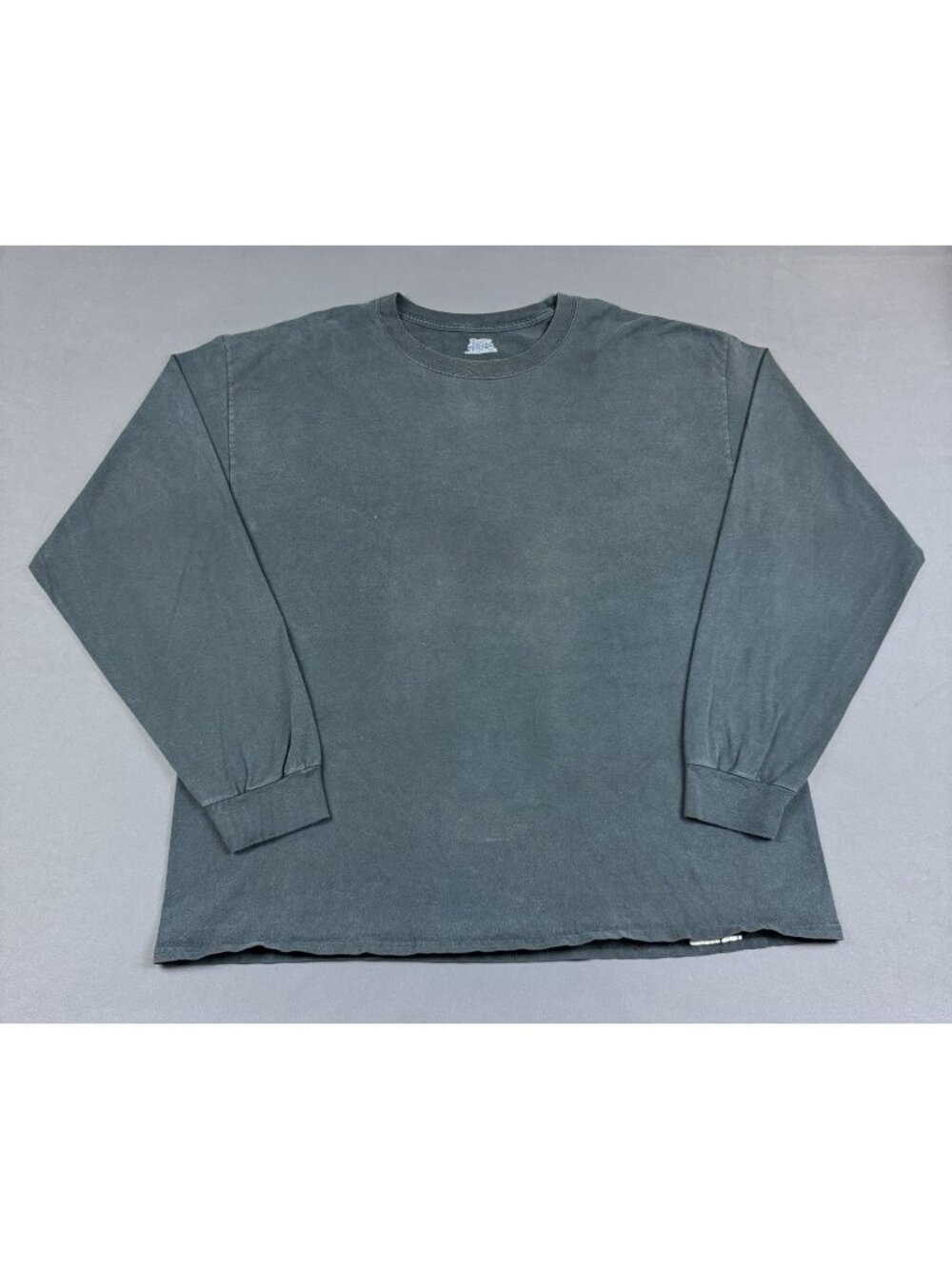 Rare Vintage Y2K Hanes Sun Fade Black Long Sleeve Shirt XL Streetwear Skate Punk